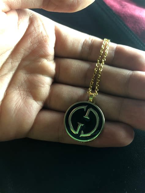 gucci s necklace|Gucci necklace vintage.